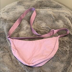 Purple Crossbody Bag - Uniqlo crescent bag